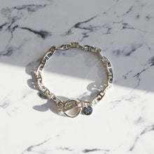 画像をギャラリービューアに読み込む, 【手首回り19cm位の方に】F.H. シルバーブレスレット(アンカーチェーン 5mm):#B029-22cm