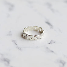 画像をギャラリービューアに読み込む, F.H. シルバーリング(スクエアチェーンリング):#R035