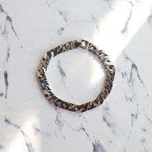 画像をギャラリービューアに読み込む, F.H. シルバーブレスレット(ハーネスチェーン 7mm):#B040-19cm