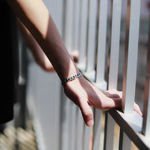 画像をギャラリービューアに読み込む, F.H. シルバーブレスレット(ハーネスチェーン 7mm):#B040-19cm