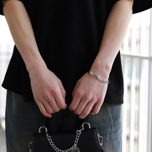 画像をギャラリービューアに読み込む, F.H. シルバーブレスレット(ハーネスチェーン 7mm):#B040-19cm