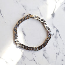 画像をギャラリービューアに読み込む, 【手首回り18cm位の方に】F.H. シルバーブレスレット(ハーネスチェーン 7mm):#B040-21cm