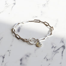 画像をギャラリービューアに読み込む, F.H. シルバーブレスレット(長あずきチェーン 4.5mm):#B019-19cm