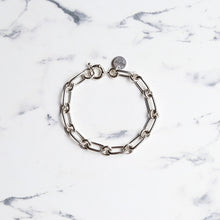 画像をギャラリービューアに読み込む, F.H. シルバーブレスレット(フロートロックブレスレット):#B041-18cm