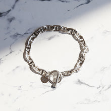 画像をギャラリービューアに読み込む, 【手首周り大きい(20cm位)の方に】F.H. シルバーブレスレット (アンカーチェーン 8mm):#B030-23cm