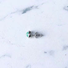 画像をギャラリービューアに読み込む, F.H. シルバーピアス(天然石ターコイズ):#E065TQ