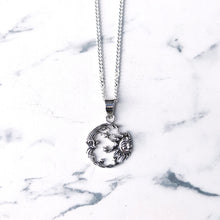 画像をギャラリービューアに読み込む, F.H. シルバーネックレス(サンムーンペンダント):#N045-50