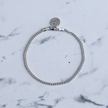 画像をギャラリービューアに読み込む, F.H. シルバーブレスレット(喜平ブレスレット 2mm):#B042-17cm