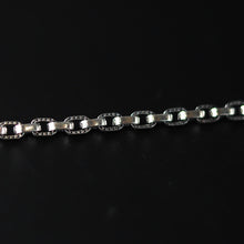 画像をギャラリービューアに読み込む, 【正規取扱店】Leathers and Treasures: ハーフエングレイブリンクチェーンブレスレット 21cm