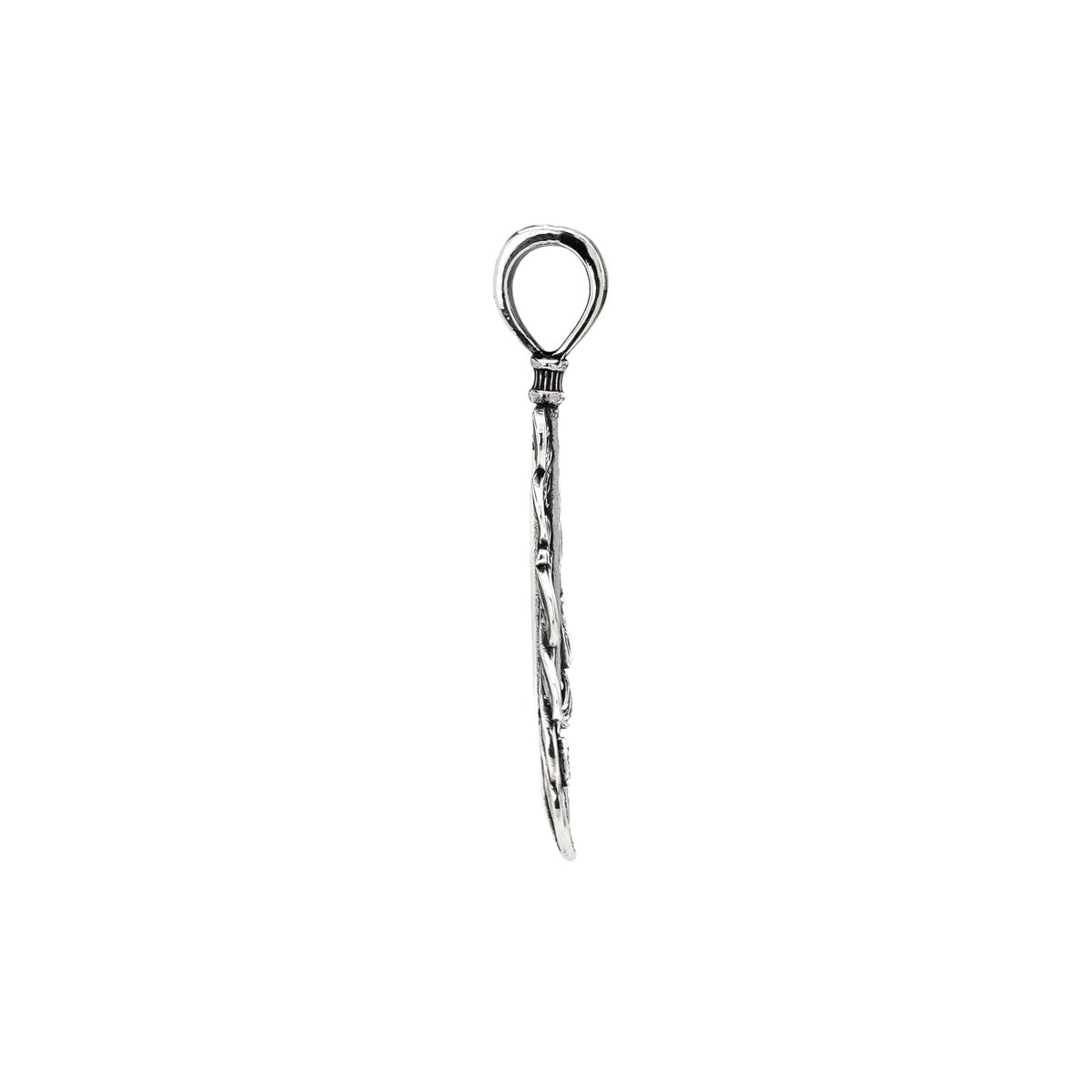 【オーダー商品:納期約3ヶ月】 【正規取扱店】Leathers and Treasures: Scroll Feather Charm