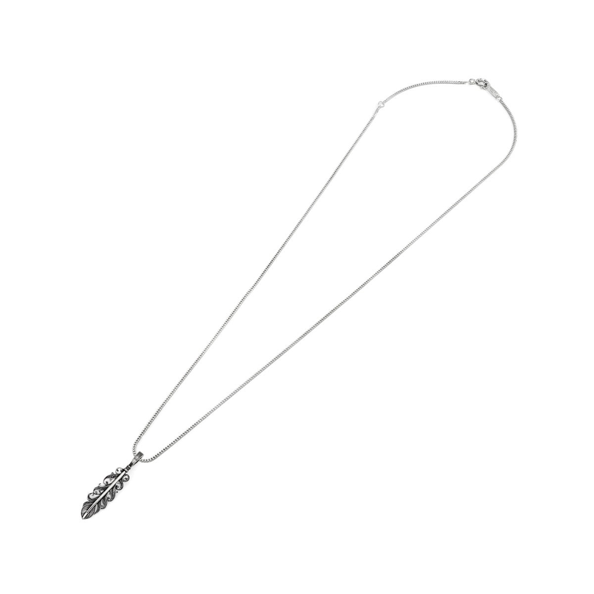 【オーダー商品:納期約3ヶ月】 【正規取扱店】Leathers and Treasures: Scroll Feather Charm