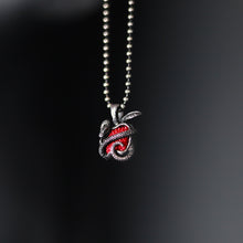 画像をギャラリービューアに読み込む, 【正規取扱店】Leathers and Treasures: Small Temptation Forbidden Fruits Inlay Pendant w/Snake w/Stingray w/Red