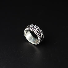 画像をギャラリービューアに読み込む, 【正規取扱店】Leathers and Treasures:ナロービーデッドエッジリボルビングリング w/フレームベルト