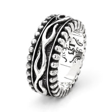 画像をギャラリービューアに読み込む, 【正規取扱店】Leathers and Treasures:ナロービーデッドエッジリボルビングリング w/フレームベルト