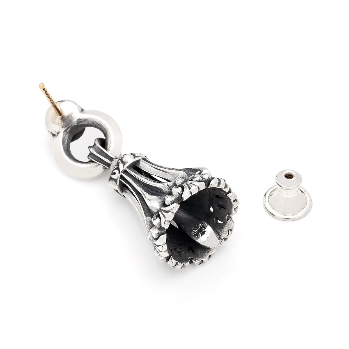 【オーダー商品:納期約4ヶ月~】LONE ONES【正規取扱店】: Chrome Bell Earring XS Single