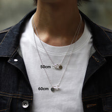 画像をギャラリービューアに読み込む, F.H. シルバーネックレス(甲丸チェーン 2.4mm):#N002-50cm