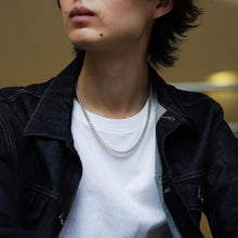 画像をギャラリービューアに読み込む, F.H. シルバーネックレス(喜平チェーン 5mm):#N008-50cm