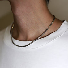 画像をギャラリービューアに読み込む, F.H. シルバーネックレス(BOXチェーン 3mm):#N014-45cm