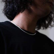 画像をギャラリービューアに読み込む, 【短めの45cm】F.H. シルバーネックレス(ロープチェーン 2.8mm):#N016-45cm