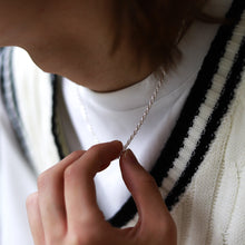 画像をギャラリービューアに読み込む, F.H. シルバーネックレス(ロープチェーン 2.8mm):#N016-50cm