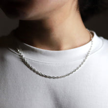 画像をギャラリービューアに読み込む, F.H. シルバーネックレス(アンカーチェーン 3mm):#N018-50cm