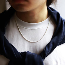 画像をギャラリービューアに読み込む, 【人気No.1ネックレス】F.H. シルバーネックレス(ロープチェーン 1.9mm):#N021-50cm