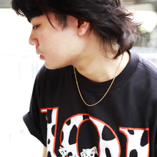 画像をギャラリービューアに読み込む, F.H. シルバーネックレス(ロープチェーン ゴールドコーティング 1.8mm):#N036GP-50cm