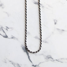 画像をギャラリービューアに読み込む, F.H. シルバーネックレス(ロープチェーン 2.5mm):#N038-45cm