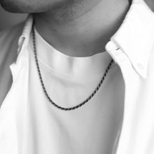 画像をギャラリービューアに読み込む, F.H. シルバーネックレス(ロープチェーン 2.5mm):#N038-50cm