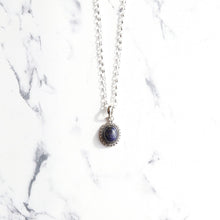 画像をギャラリービューアに読み込む, F.H. シルバーネックレス(ラピスラズリ ペンダンド):#N040-LL-50cm