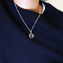 画像をギャラリービューアに読み込む, F.H. シルバーネックレス(サンムーンペンダント):#N045-50