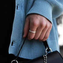 画像をギャラリービューアに読み込む, F.H. シルバーリング(スクエアチェーンリング):#R035