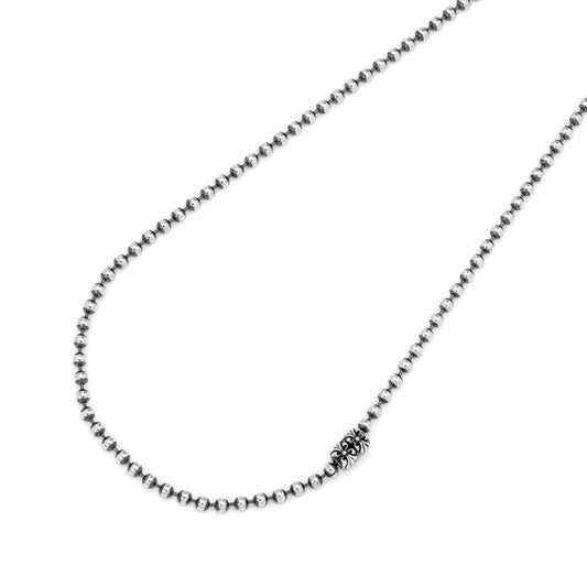【オーダー商品:納期約4ヶ月~】LONE ONES【正規取扱店】:Chrome Connector - 4.0mm ball chain Necklace