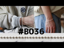 ギャラリービューアF.H. シルバーブレスレット(オーバルアンカーチェーン):#B036-19cmに読み込んでビデオを見る