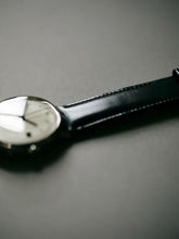 画像をギャラリービューアに読み込む, 【正規取扱店】sazare : SK02 / SS SILVER MIRROR FINISH / WHITE DIAL / BLACK CORDOVAN LEATHER