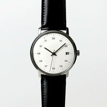 画像をギャラリービューアに読み込む, 【正規取扱店】sazare : SK02 / SS SILVER MIRROR FINISH / WHITE DIAL / BLACK CORDOVAN LEATHER