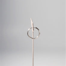 画像をギャラリービューアに読み込む, F.H. シルバーピアス(フープ 17mm):#E022