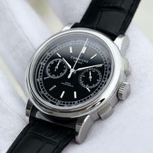 画像をギャラリービューアに読み込む, 【正規取扱店】 CORNICHE:Heritage Chronograph Steel with Black dial