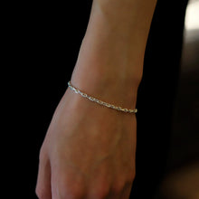 画像をギャラリービューアに読み込む, 【ブランド人気No.1ブレスレット】F.H.シルバーブレスレット(アンカーチェーン 3mm): #B016-19cm