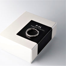 画像をギャラリービューアに読み込む, F.H. シルバーピアス(フープ 17mm):#E022