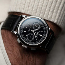 画像をギャラリービューアに読み込む, 【正規取扱店】 CORNICHE:Heritage Chronograph Steel with Black dial