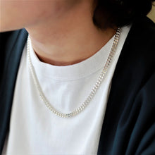 画像をギャラリービューアに読み込む, F.H. シルバーネックレス(喜平チェーン 5mm):#N008-50cm