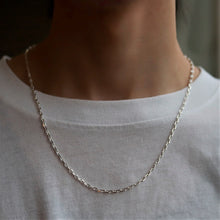 画像をギャラリービューアに読み込む, F.H. シルバーネックレス(アンカーチェーン 3mm):#N018-55cm