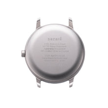 画像をギャラリービューアに読み込む, 【正規取扱店】sazare : SK01 / SS SILVER HONING FINISH / BLACK DIAL / BLACK SHEEPSKIN LETHER