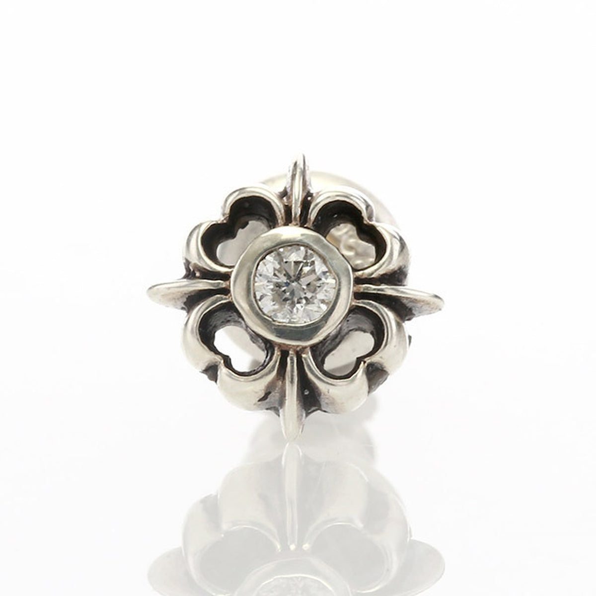 【オーダー商品:納期約3ヶ月】 【正規取扱店】Leathers and Treasures: Pope's stone cross w/diamond