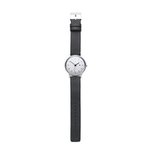 画像をギャラリービューアに読み込む, 【正規取扱店】sazare : SK01 / SS SILVER MIRROR FINISH / WHITE DIAL / BLACK SHEEPSKIN LETHER