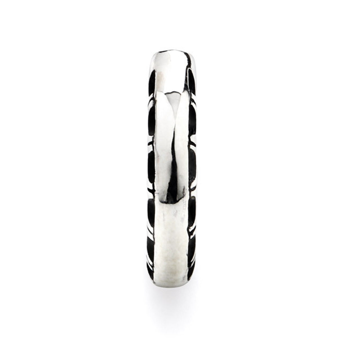 【オーダー商品:納期約3ヶ月】【正規取扱店】Leathers and Treasures: Half engraving hoop Earring