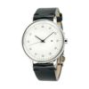 画像をギャラリービューアに読み込む, 【正規取扱店】sazare : SK01 / SS SILVER MIRROR FINISH / WHITE DIAL / SILVER D BUCKLE BLACK BUTTERO LEATHER
