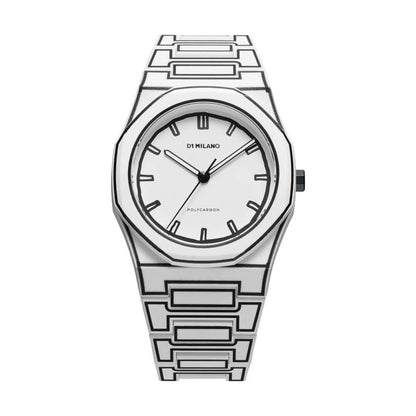 【取り寄せ商品：納期約2週間】D1 MILANO【正規取扱店】ディーワンミラノ 腕時計：ポリカーボン - ホワイトスケッチ