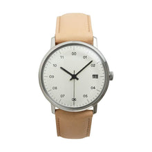 画像をギャラリービューアに読み込む, 【正規取扱店】sazare : SK02 / SS SILVER MIRROR FINISH / WHITE DIAL / NUME LEATHER
